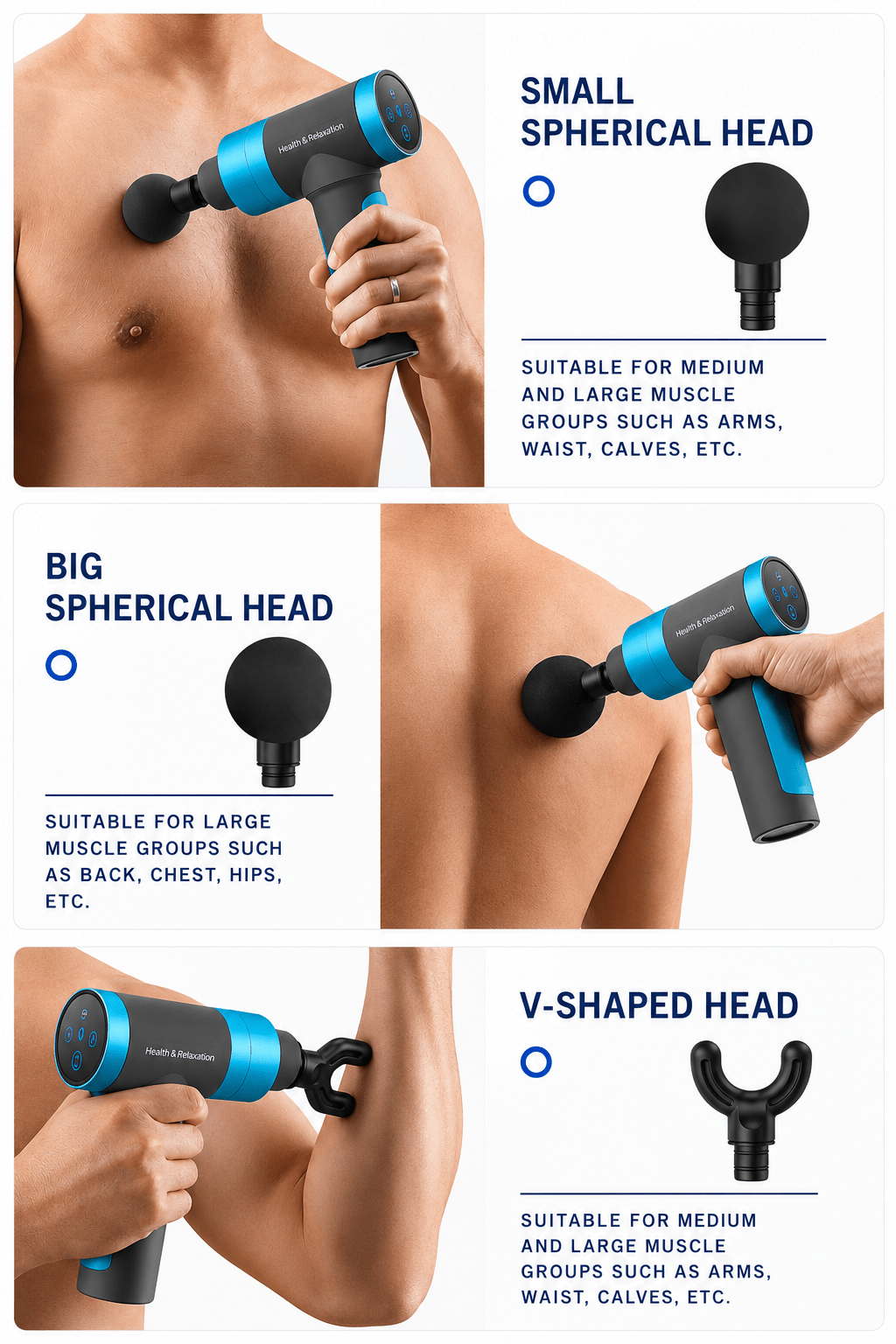 Deep Relief Muscle massage gun - MedicalysDeep Relief Muscle massage gun